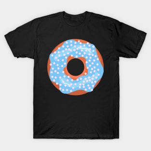 Blue donut with sprinkles. T-Shirt